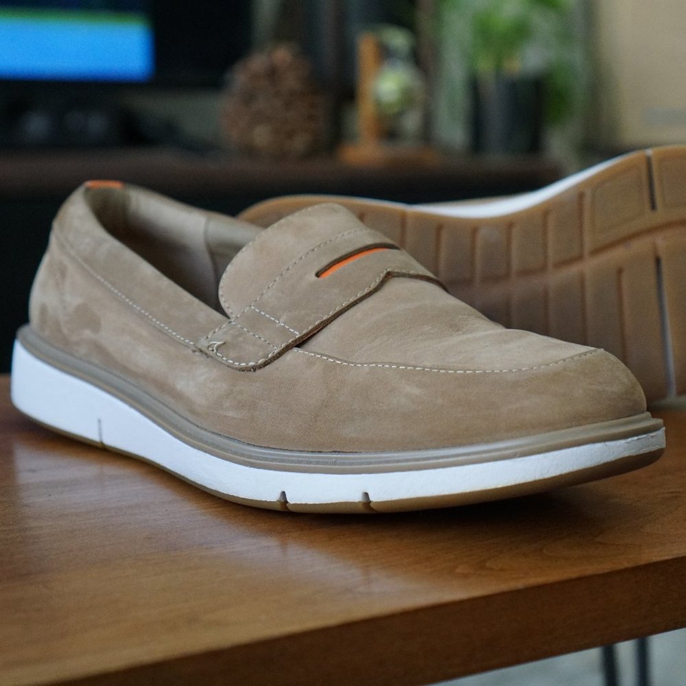 Swims Penny Loafer Water-resistant Nubuck Leather